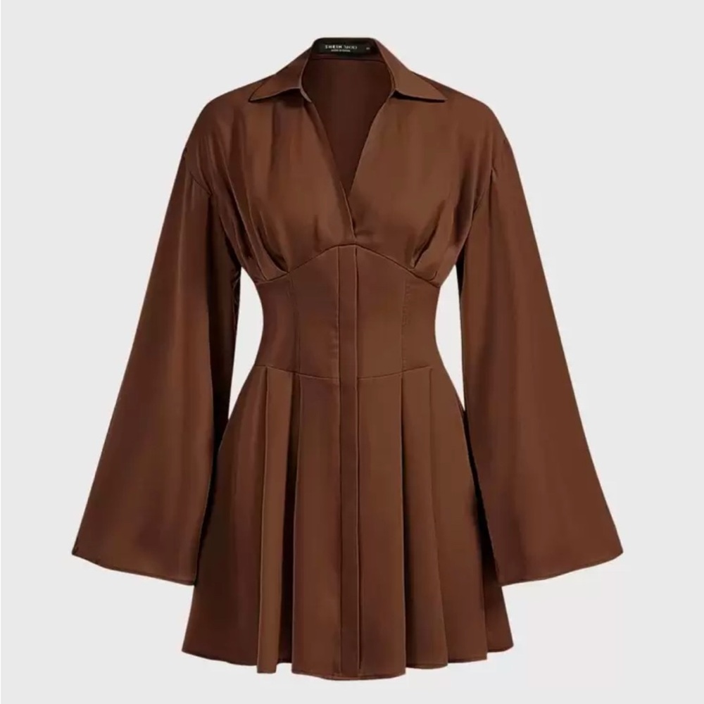 Elegant Brown Dress